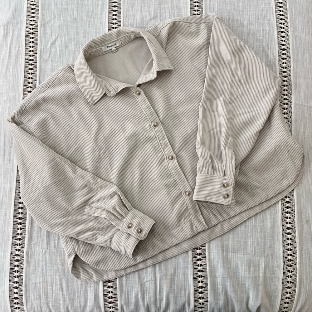 Madewell corduroy button up
